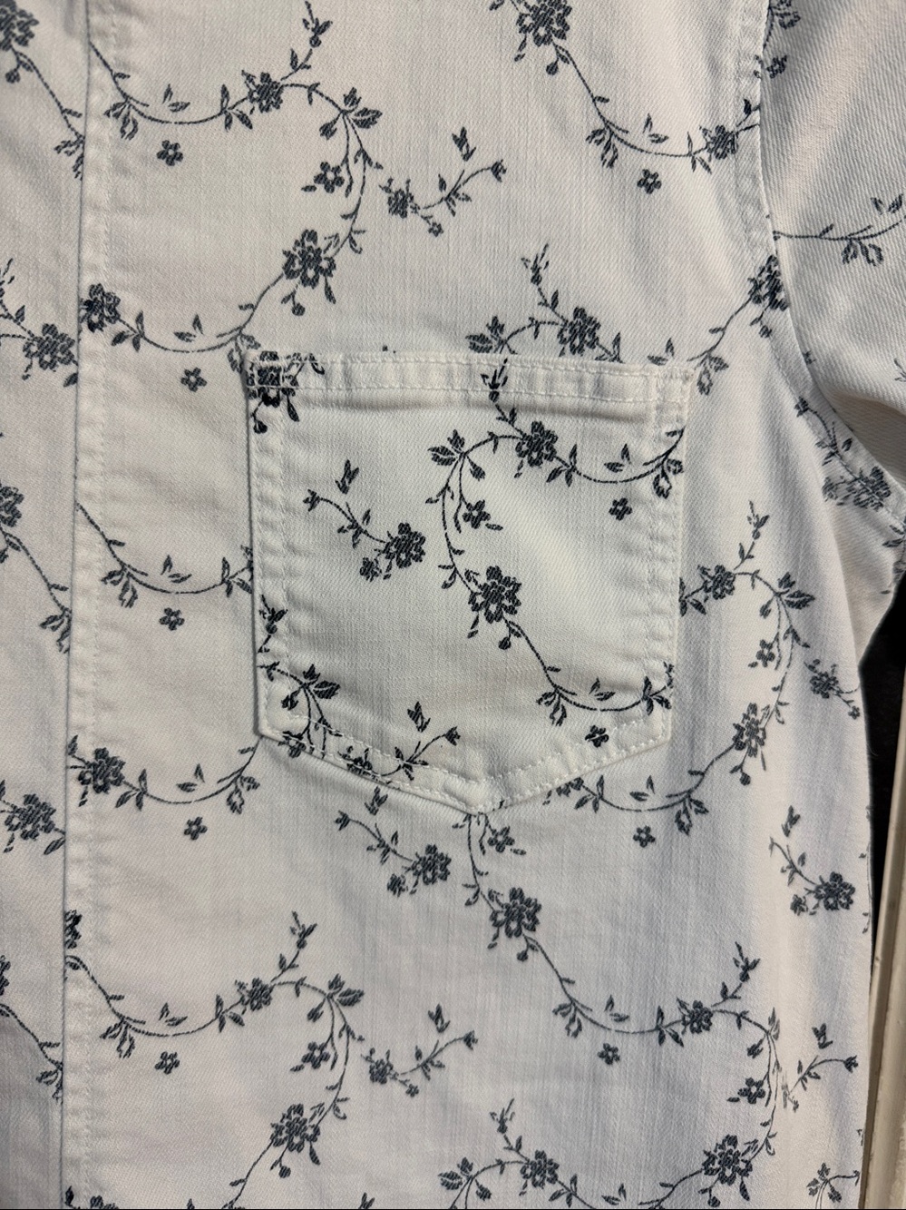 Current/Elliott The Fray Edge Shift Dress Sugar Viney Floral Size: 3 (10) - Picture 3 of 7